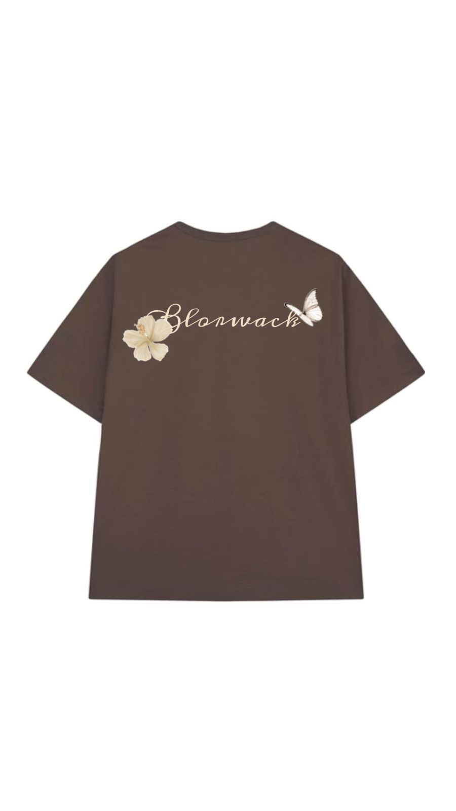 Blorwack Brown Floral T-Shirt